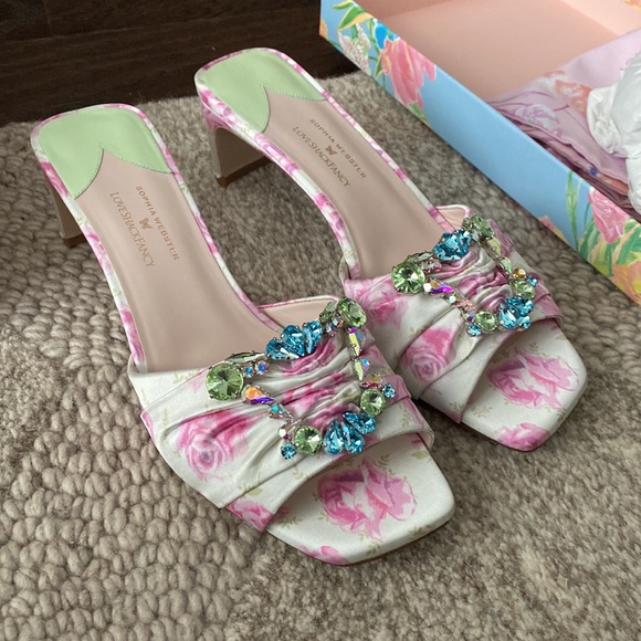 Sophia Webster X LoveShackFancy Margaux Mules - Picture 3 of 7